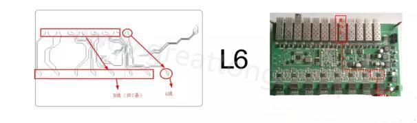 根據(jù)客戶端提供的信息，確認為L6層光口8與芯片8之間的兩條差分阻抗線調(diào)試不通-深圳宏力捷