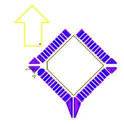 OFP和PLCC型集成塊如采用紅膠工藝過波峰,需采用斜角45度方式擺放，且每邊的最后一個(gè)引腳均需添加盜錫焊盤