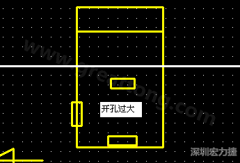 PCB設(shè)計(jì)時(shí)后焊元件焊盤開孔過大容易使焊錫流進(jìn)插座造成短路。