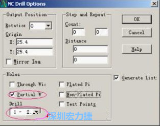 轉(zhuǎn)完Gerber后，接著還需轉(zhuǎn)鉆孔，通孔和盲、埋孔的轉(zhuǎn)法有所不同，轉(zhuǎn)通孔只須點(diǎn)擊Add，在彈出的窗口Document Name輸入文件名