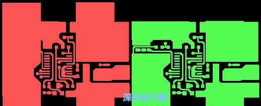 此操作可使文件中大部分的焊盤輸出后仍為焊盤，不會(huì)成為線性焊盤，并且不會(huì)產(chǎn)生像下圖一樣的短路情況