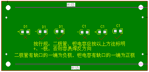 關(guān)于二極管、鉭電容的極性標(biāo)注